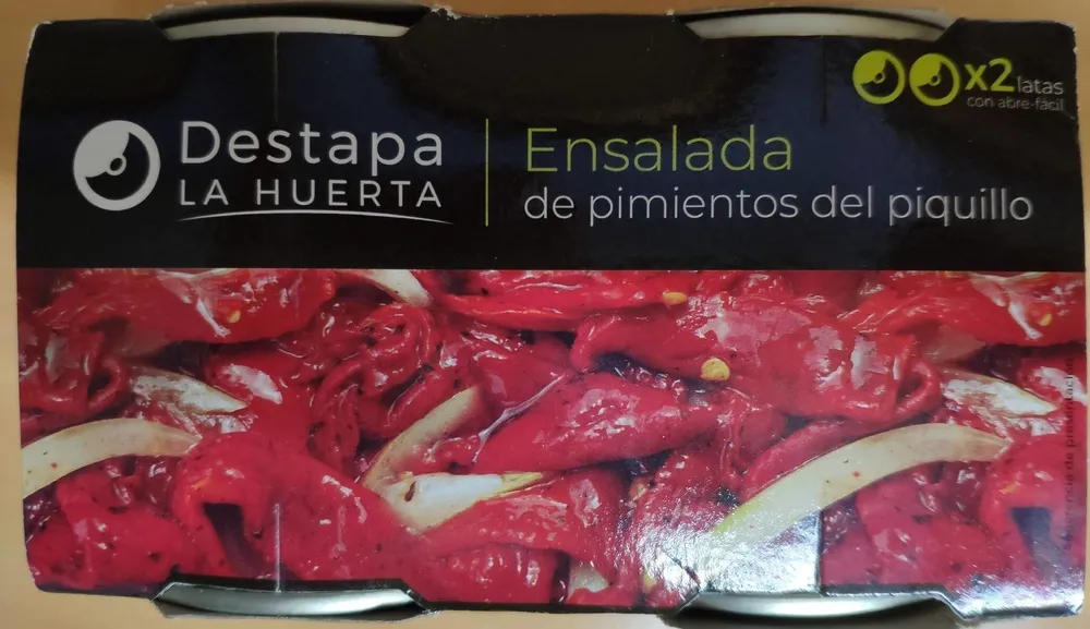 Ensalada de pimientos del piquillo