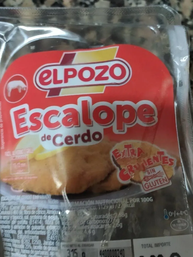 Escalope de cerdo