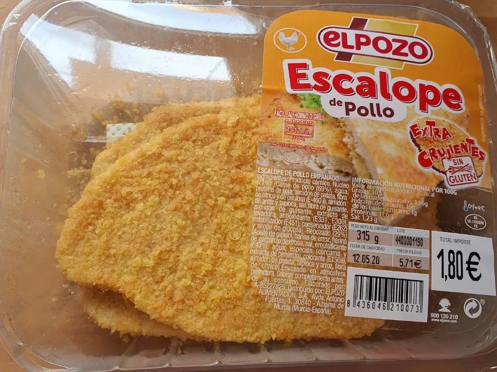 Escalope de pollo