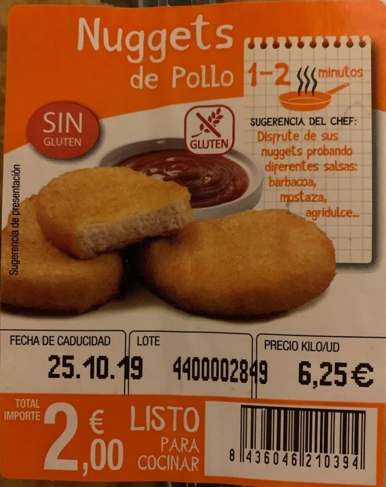 Nuggets de pollo