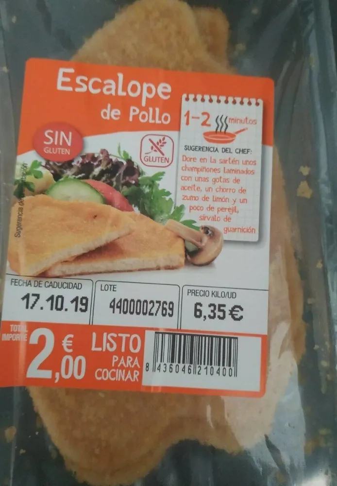 Escalope de Pollo