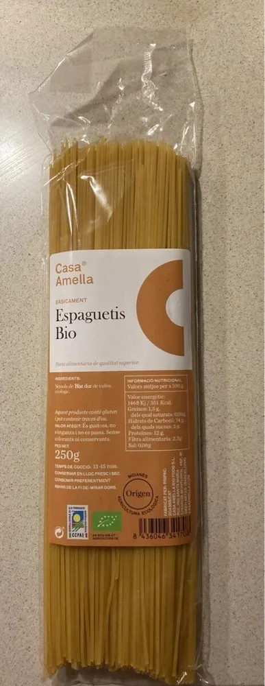 Espaguetis Bio