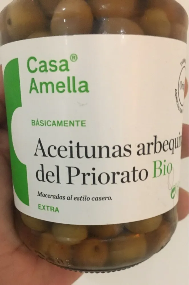 Aceitunas arbequinas del priorato