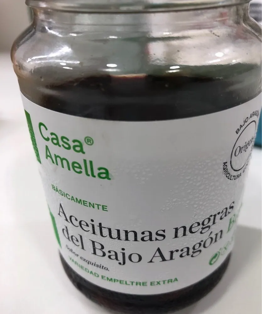 Aceitunas negras del bajo Aragon