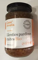 Llenties pardines cuites Bio