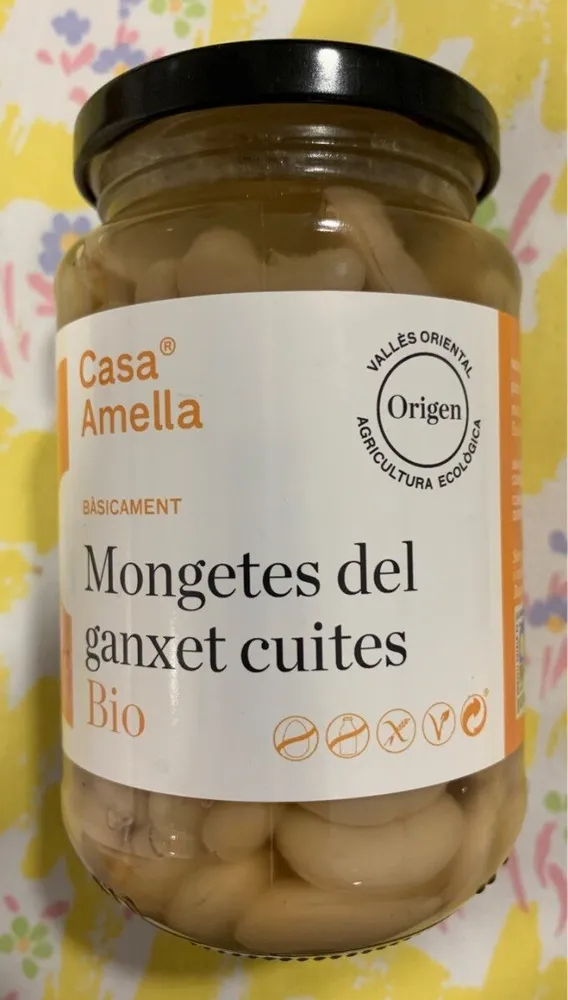 Mongetes del ganxet cuites Bio