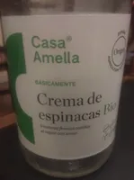 Crema de espinacas Bio