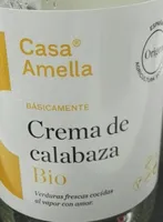 Crema de calabaza bio