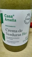 Crema de verduras ecológicas cocidas al vapor
