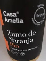 Zumo de naranja bio