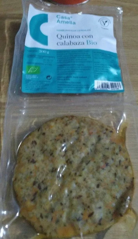 Hamburguesas de quinoa con calabaza