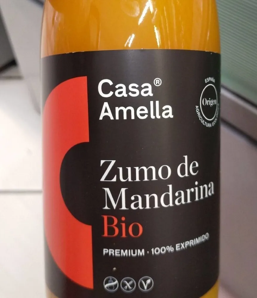 Zumo de mandarina
