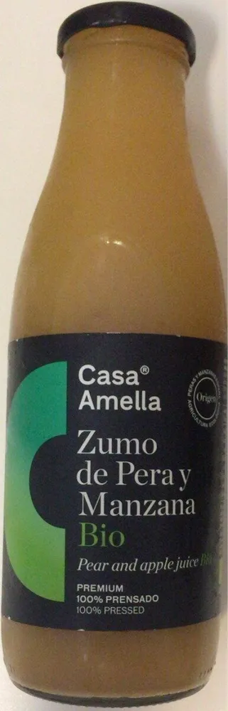 Zumo de pera y manzana Bio