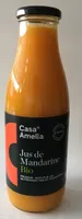 Jus de mandarine BIO -100% pur jus