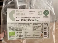 Galletas trigo sarraceno con chía y cacao