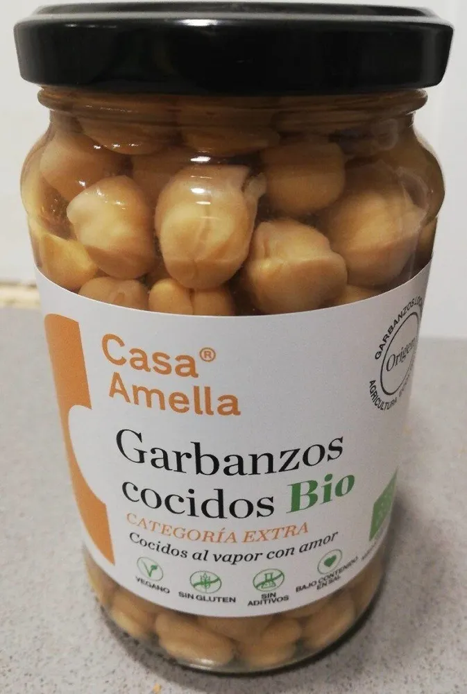 Garbanzos cocidos Bio