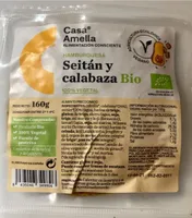 Hamburguesa seitán y calabaza