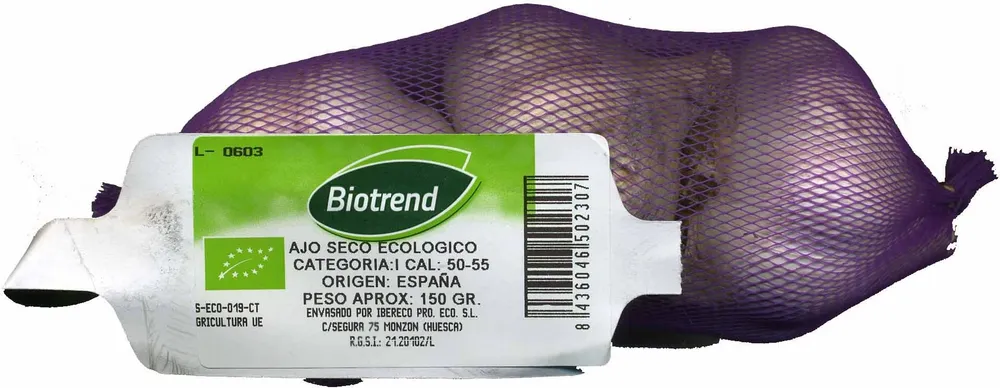 Ajo seco ecológico