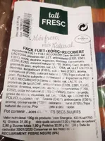 Pack Fuet Xoric Recobert