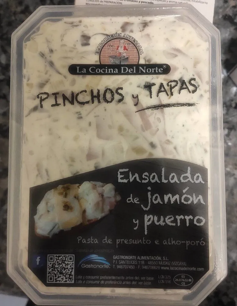 Ensalada de Jamón y Puerro
