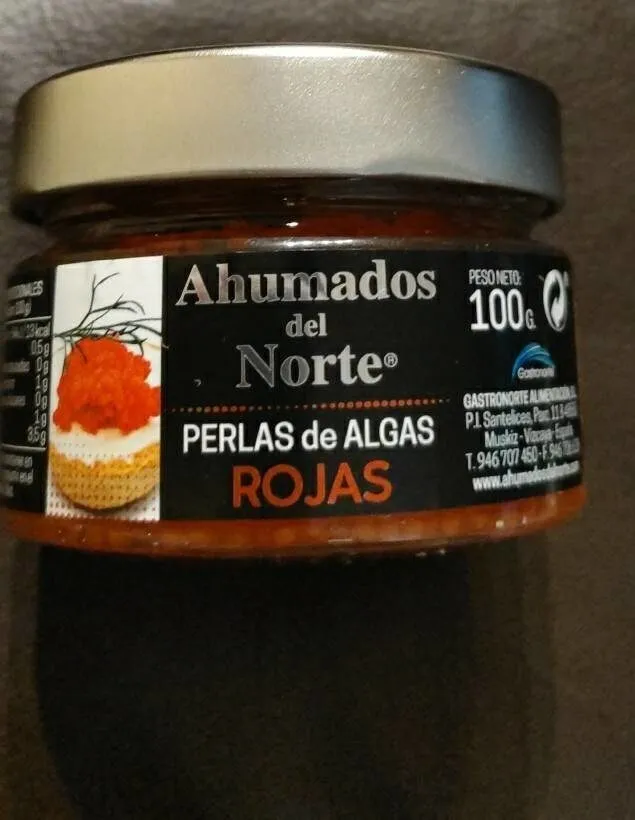 Perlas algas rojas