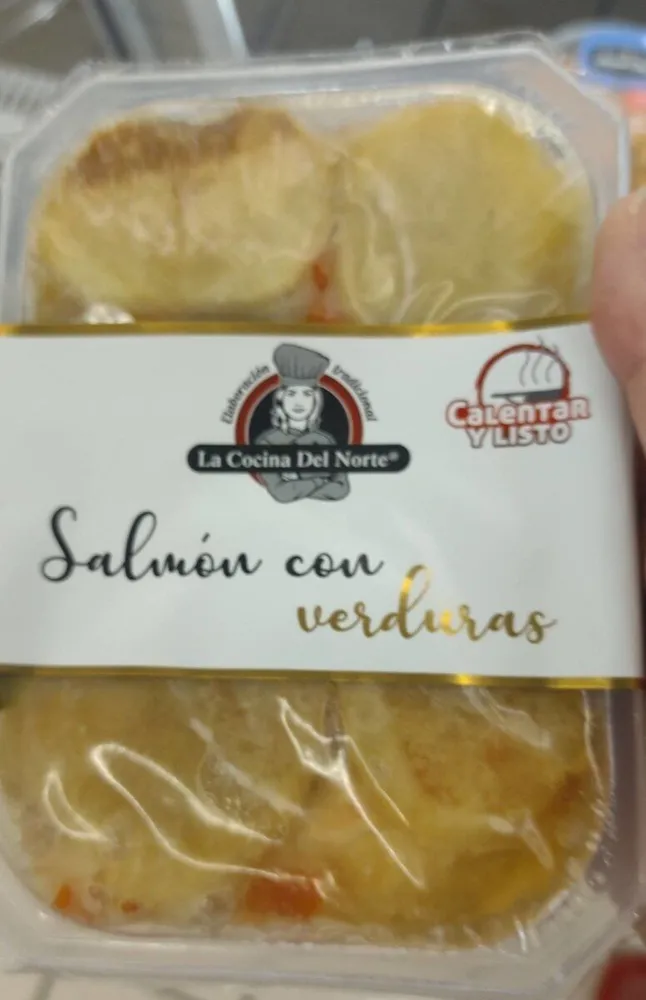 Salmón con verduras