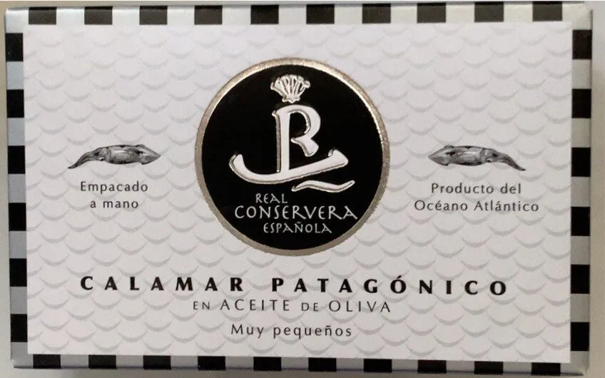 Calamar patagónico en aceite de oliva