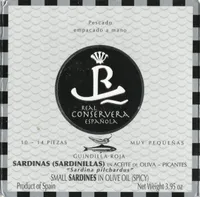 Sardinas (Sardinillas) en aceite de oliva picantes