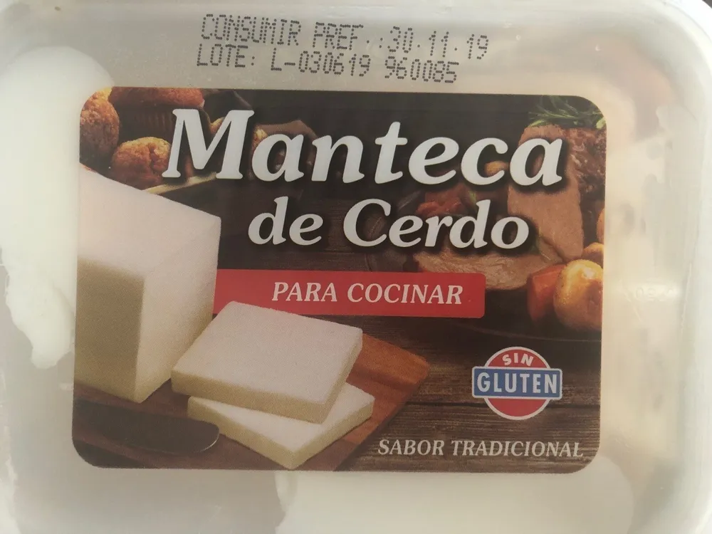 Manteca de cerdo