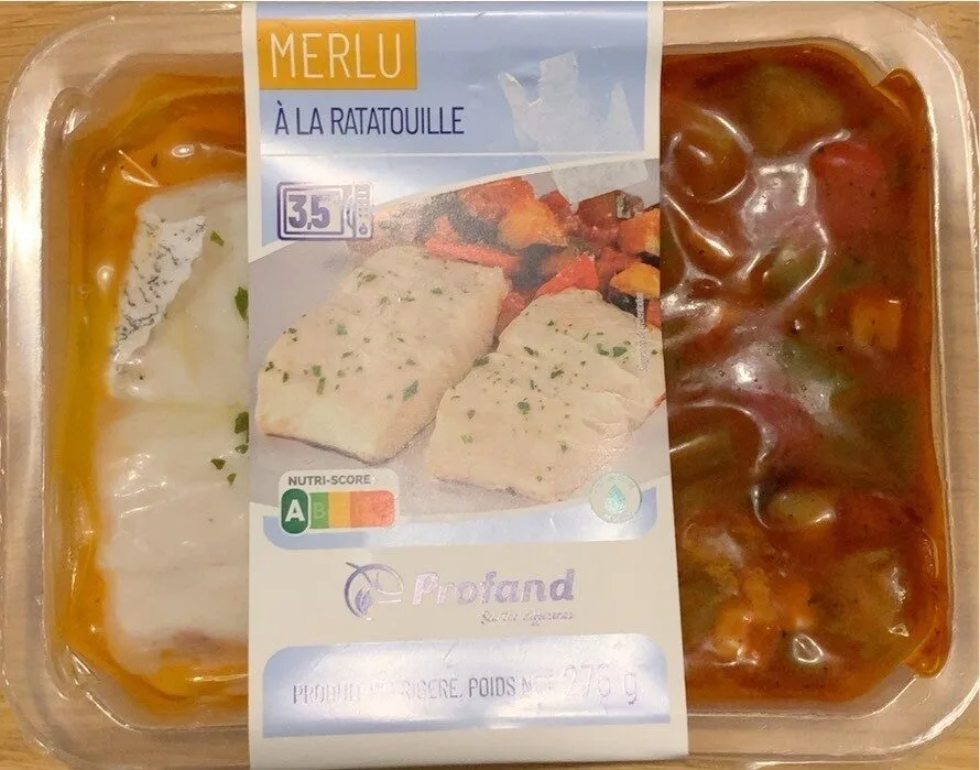 Merlu à la ratatouille