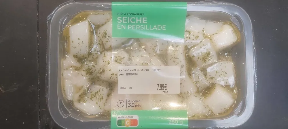 Seiche en persillade