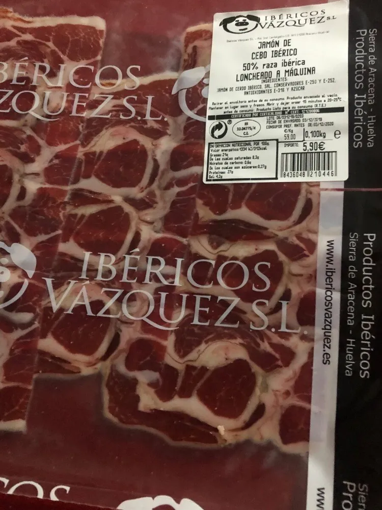 Jamon de cebo iberico