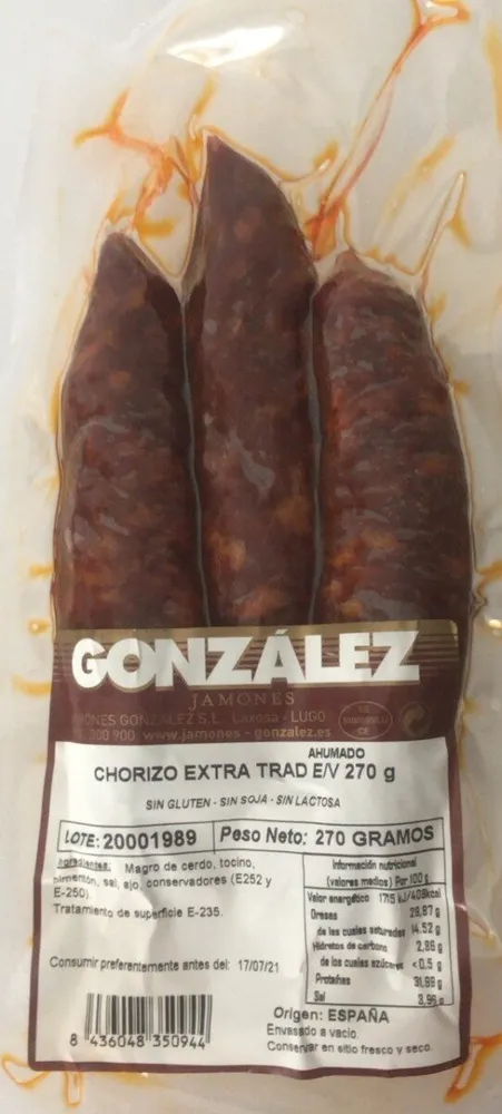 Chorizo extra ahumado