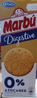 Galletas tipo digestive azúcares