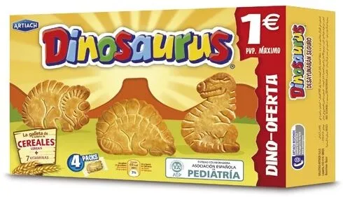 Artiach Galletas De Cereales Dinosaurus