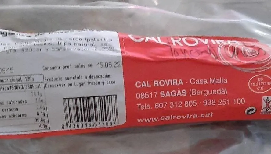 Longaniza de payés extra