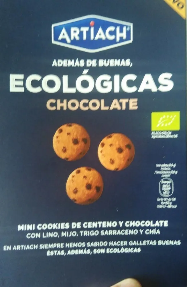 Mini Cookies de Centeno y Chocolate