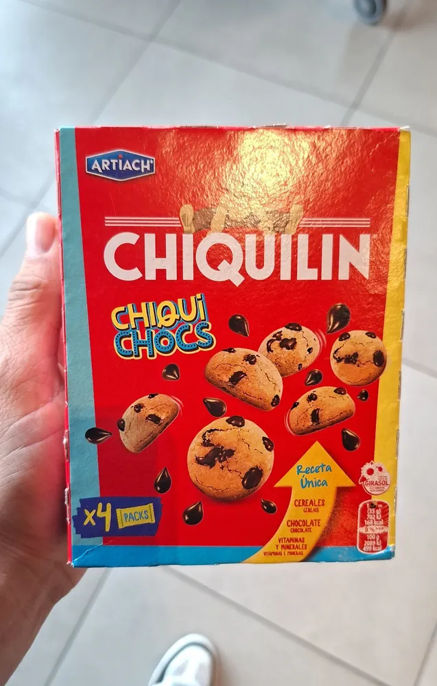 Chiquichocs mini galletas con pepitas de chocolate imp