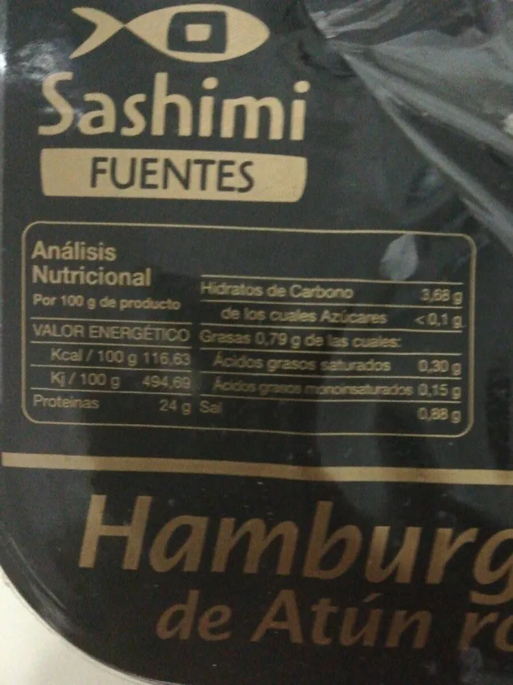 Hamburguesa de atún rojo