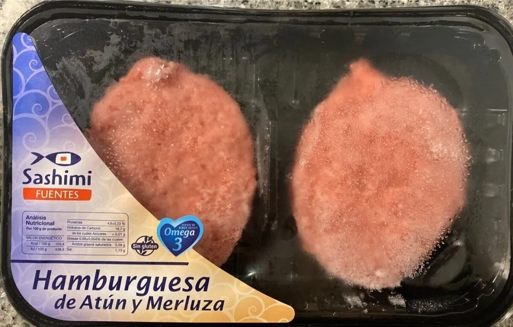 Hamburguesa de Atún y Merluza