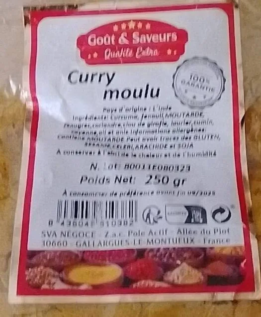 Curry moulu
