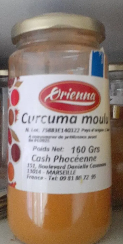 Curcuma moulu