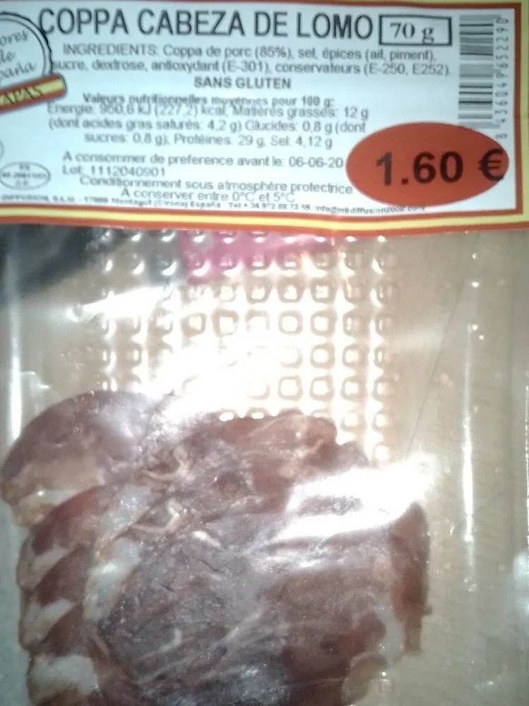 Coppa cabeza de lomo