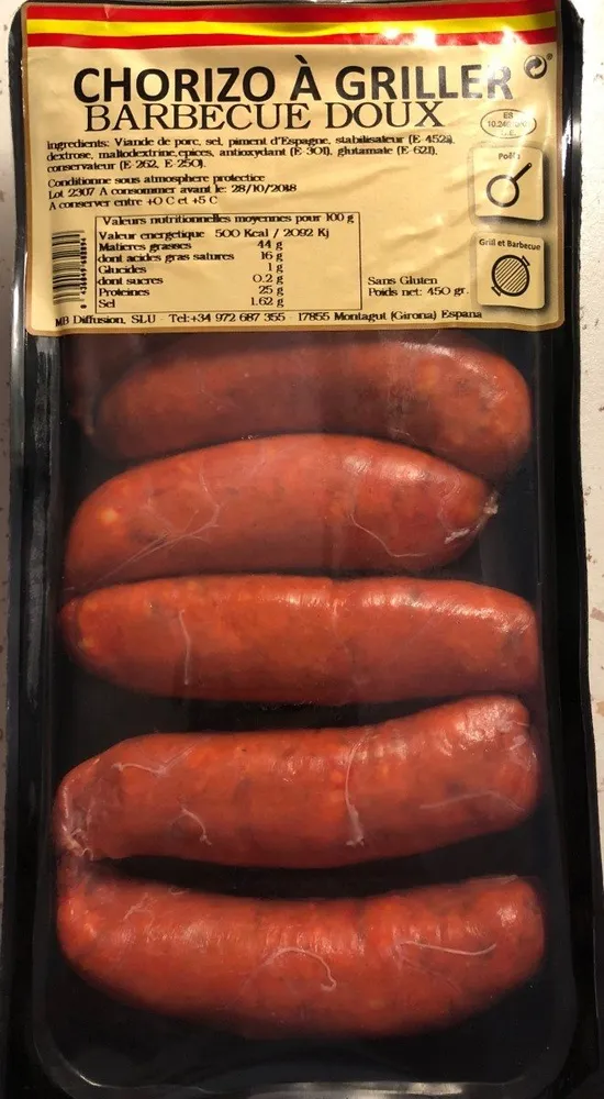 Chorizo a griller
