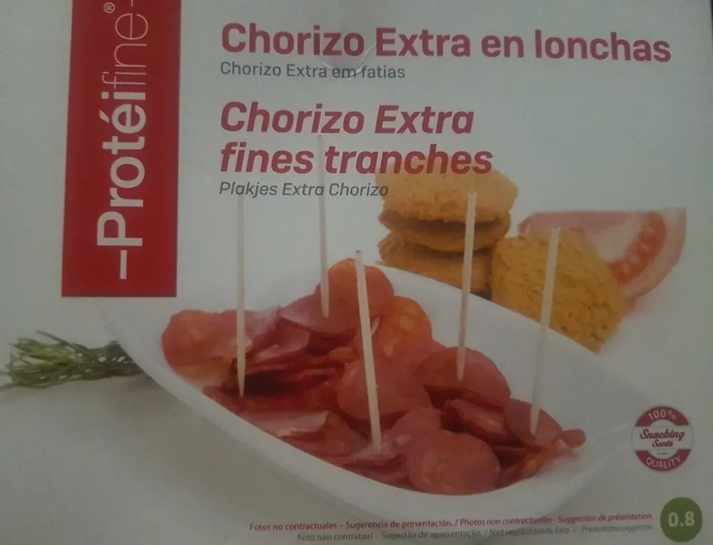 Chorizo extra en lonchas