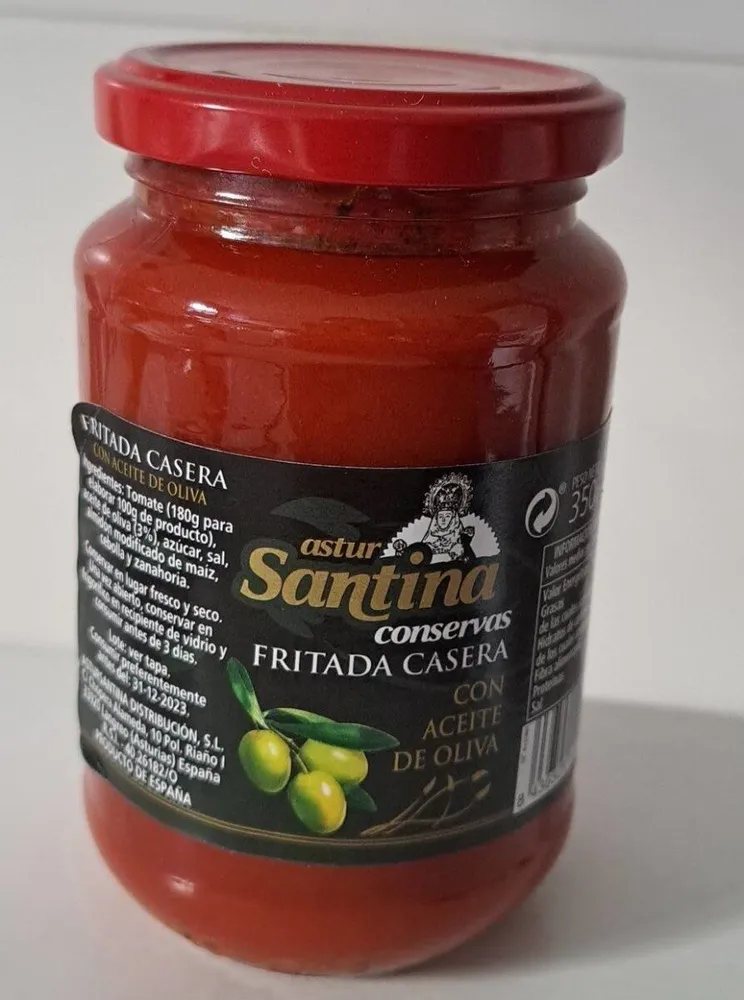 Fritada casera con aceite de oliva