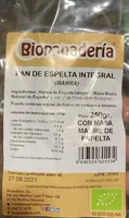 Pan de espelta integral