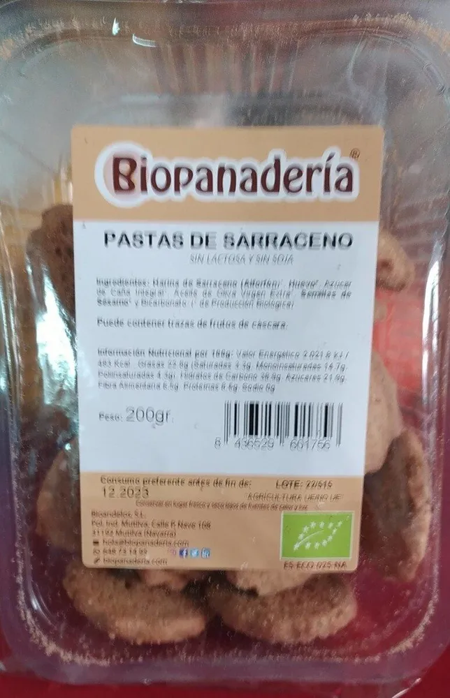 Pastas de sarraceno