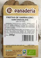 Pastas de sarraceno con chocolate