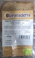 Pan de centeno íntegral con semillas